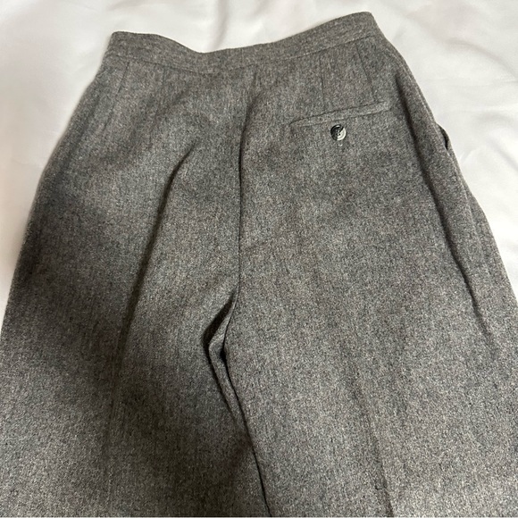 Evan Picone Gray Trousers size 4 80% wool - Picture 4 of 16